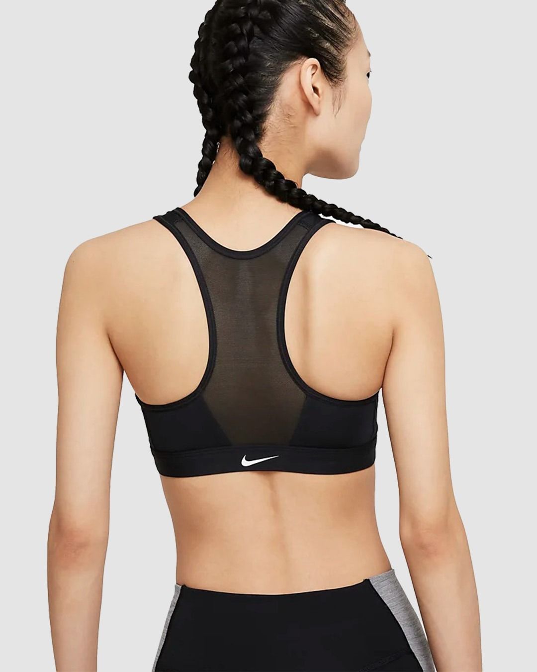 Áo Ngực Thể Thao Tập Luyện Nữ NIKE As W Nk Df Swsh Zip Front Bra DD1206-010