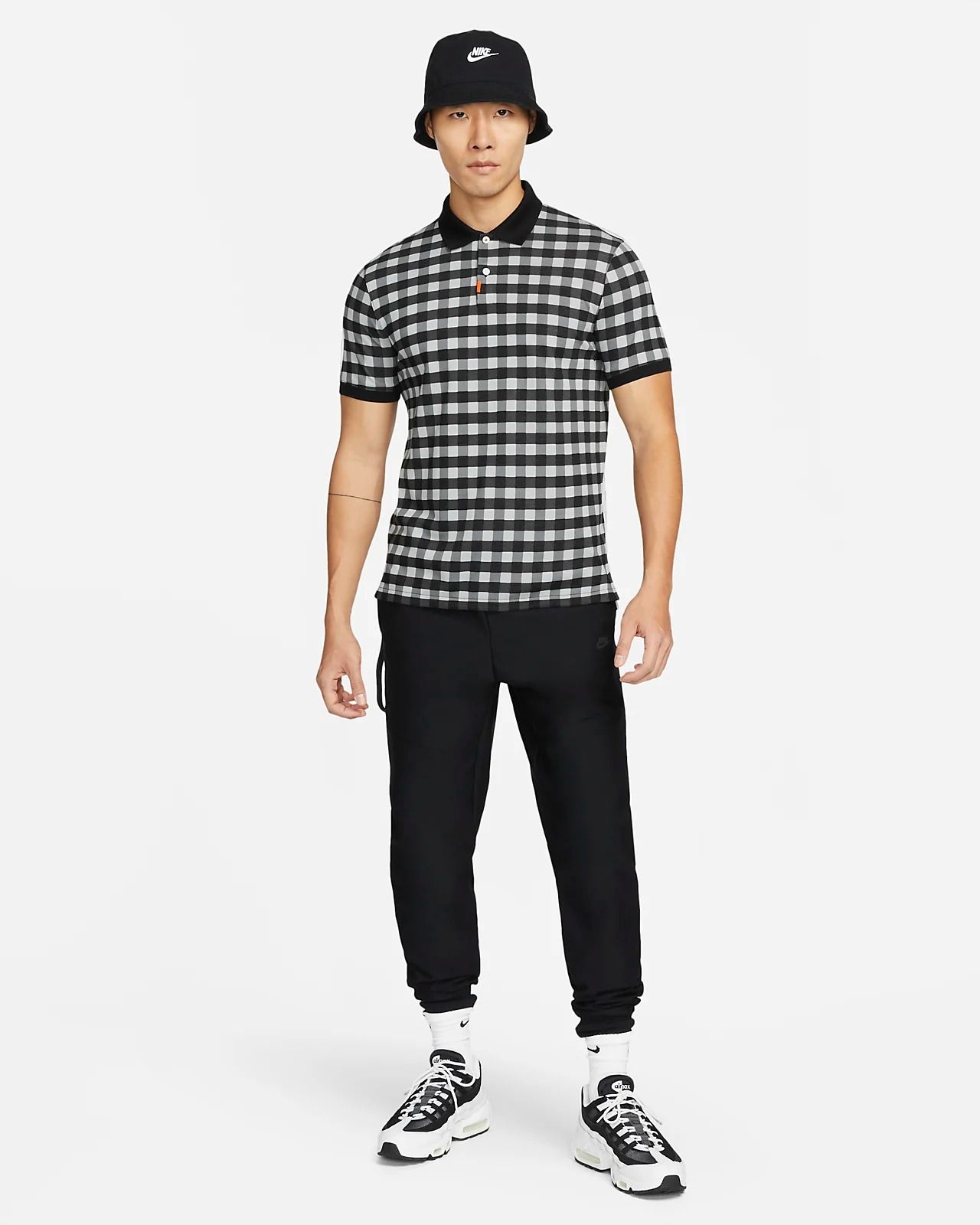 Áo Polo Golf Nam NIKE Asthe Nike Polo Df Gingham Prt DH0651-010