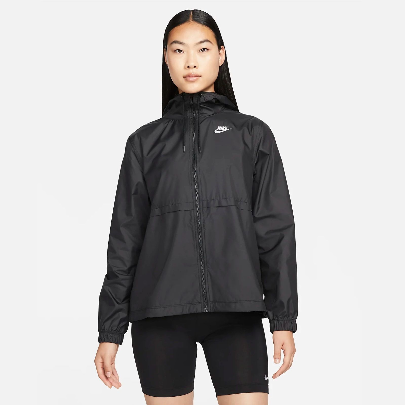 Áo Khoác Thể Thao Nữ NIKE Essentials Ripple Woven Hoodie Jacket DM6180-010