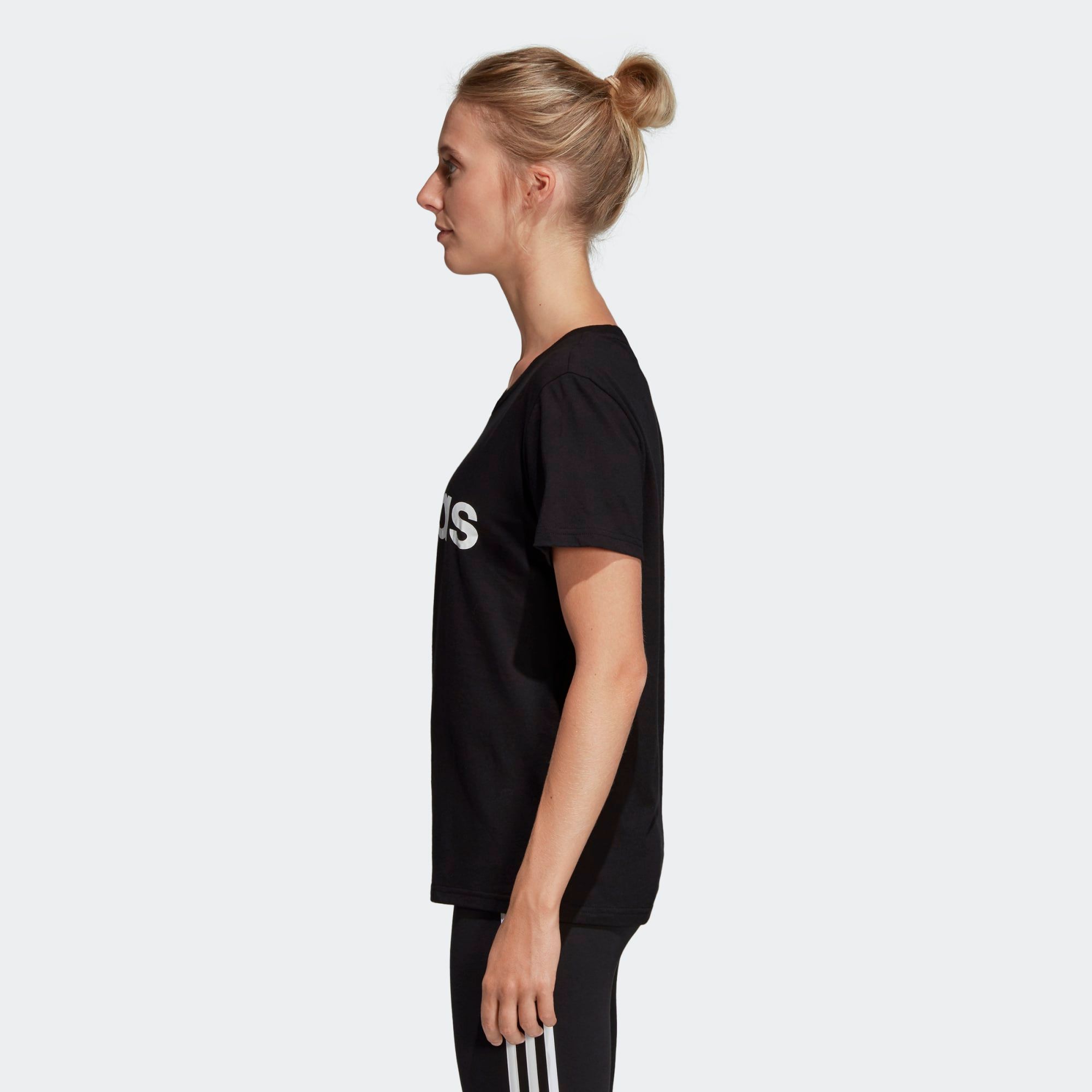 Áo Phông - Áo thun Thể Thao Nữ Adidas W E Lin Slim T DP2361
