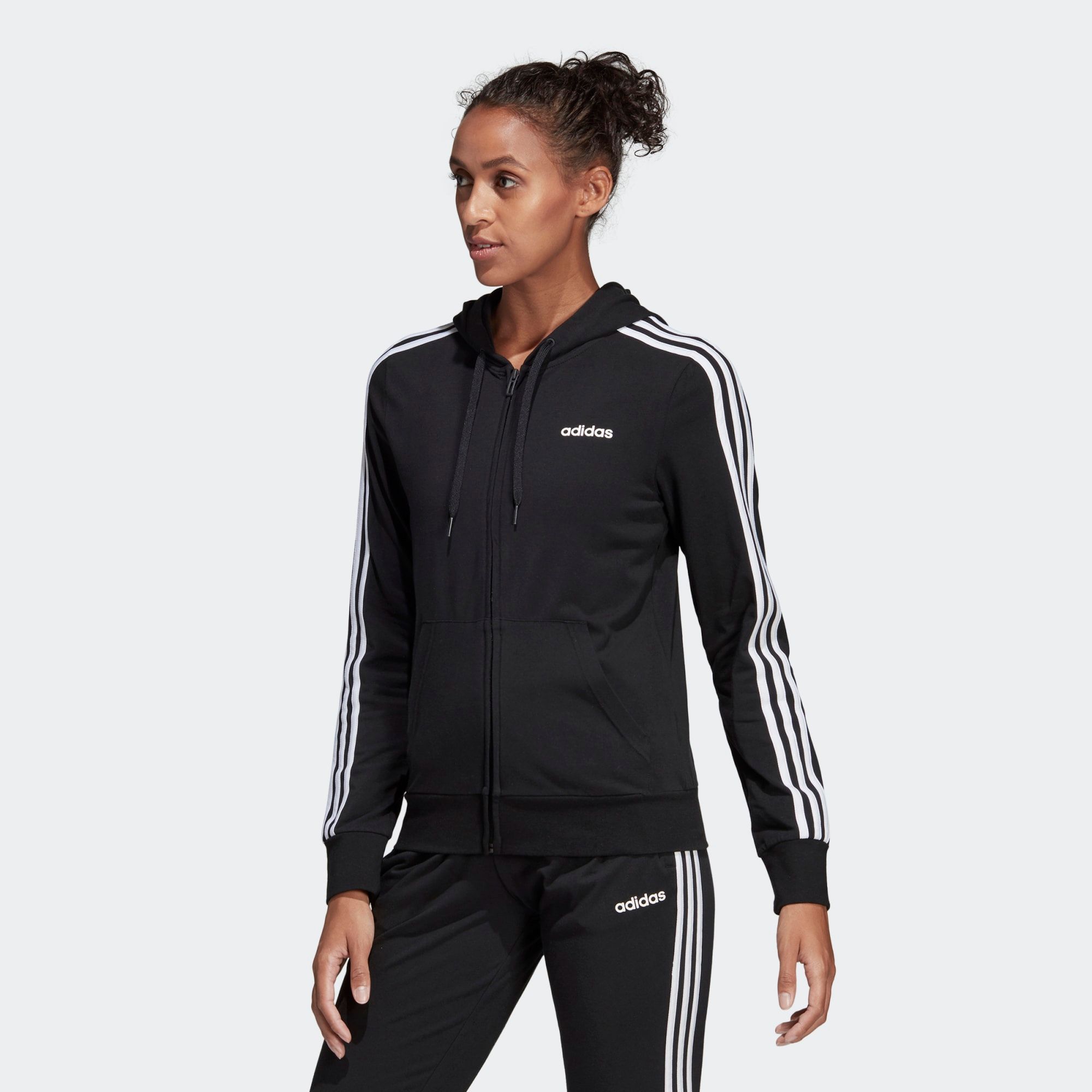 Áo Khoác Thể Thao Nữ Adidas W E 3S Fz Hd Sj DP2416