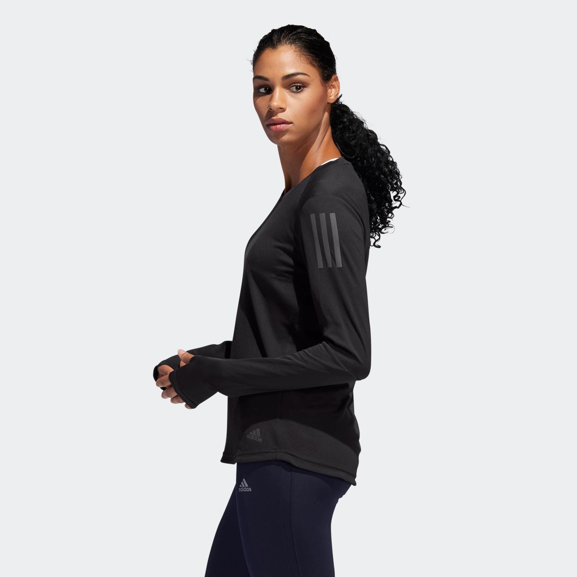 Áo Phông - Áo thun Chạy Nữ Adidas Own The Run Ls DQ2616