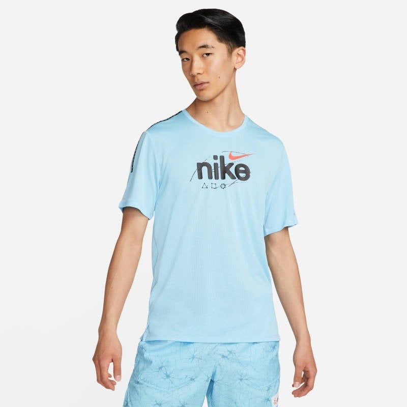 Áo Phông - Áo thun Thể Thao Nam NIKE Dri-Fit Miler D.Y.E DQ4735-499
