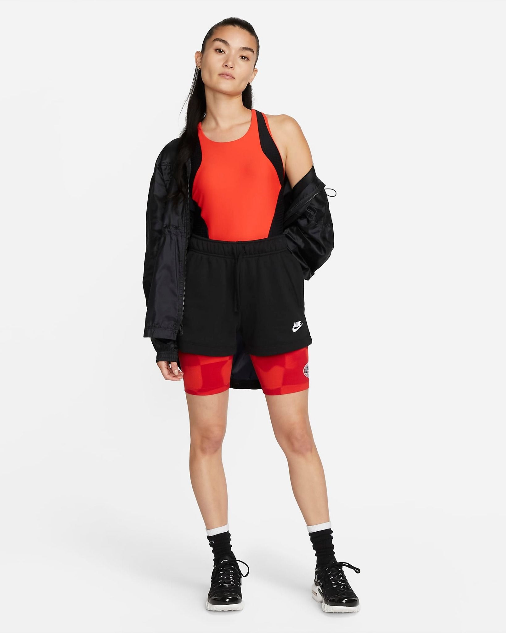 Quần Đùi Thể Thao Nữ NIKE As W Nsw Club Flc Mr Short DQ5803-010