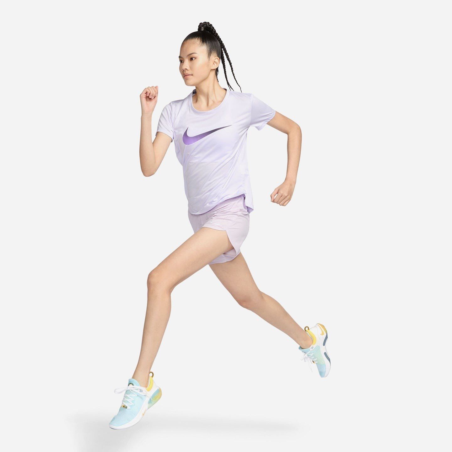 Áo Phông - Áo thun Chạy Nữ NIKE As W Nk One Df Swsh Hbr Ss DX1026-536