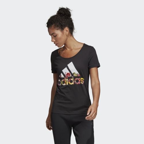 Áo Phông - Áo thun Thể Thao Nữ Adidas Bos Flower Tee DX2535