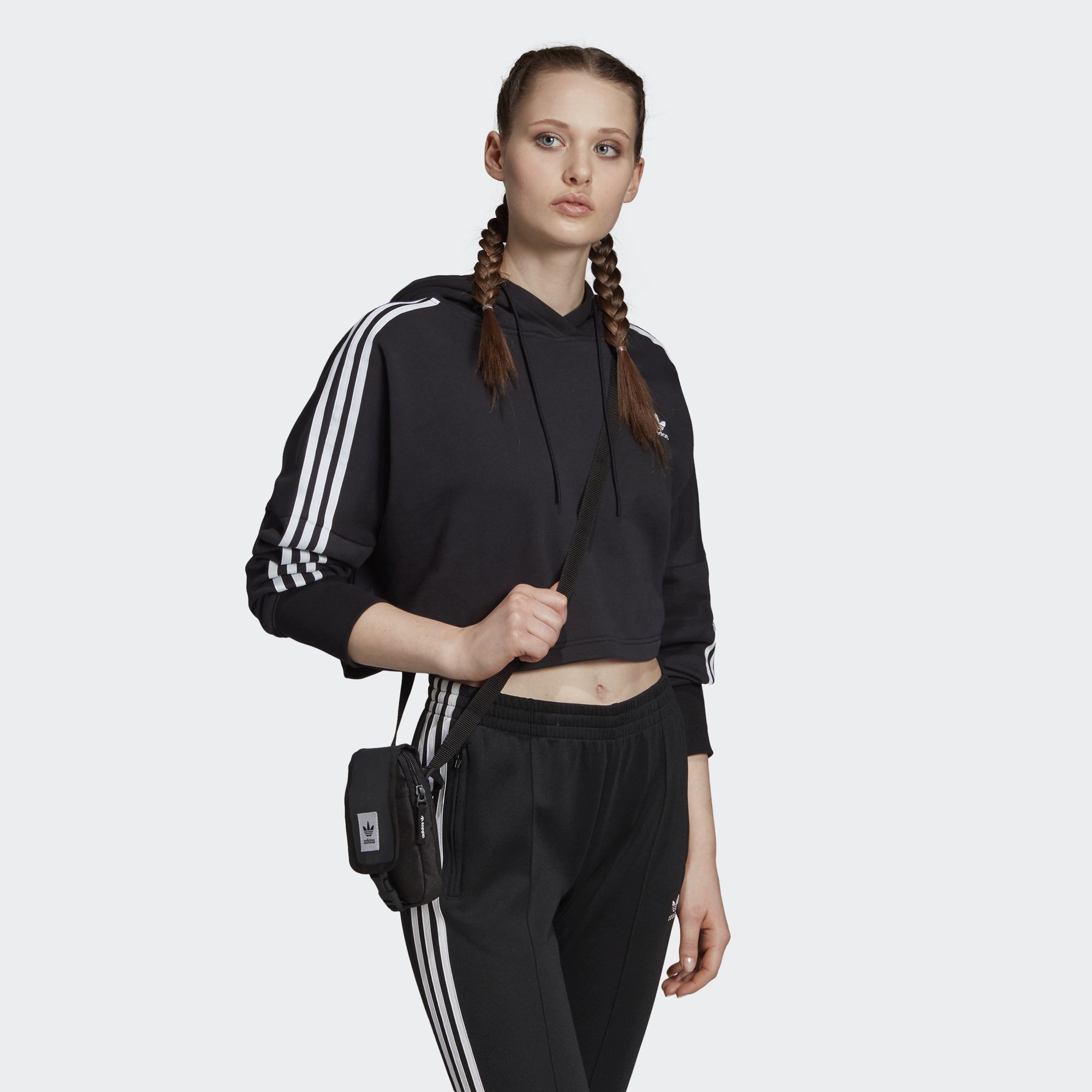Áo Khoác Originals Nữ Adidas Cropped Hood ED7554
