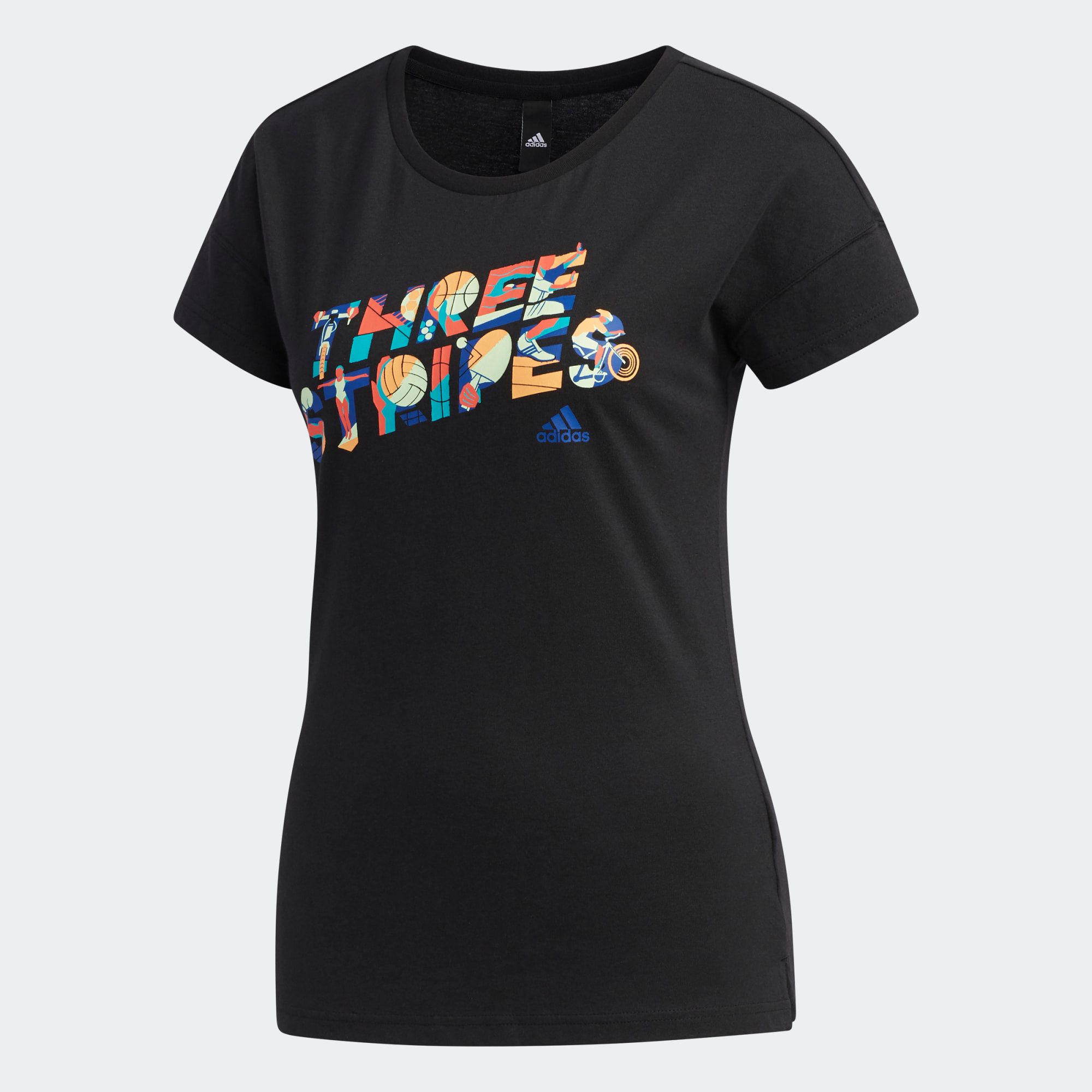 Áo Phông - Áo thun Thể Thao Nữ Adidas Gfx Tee Illustr EH3874