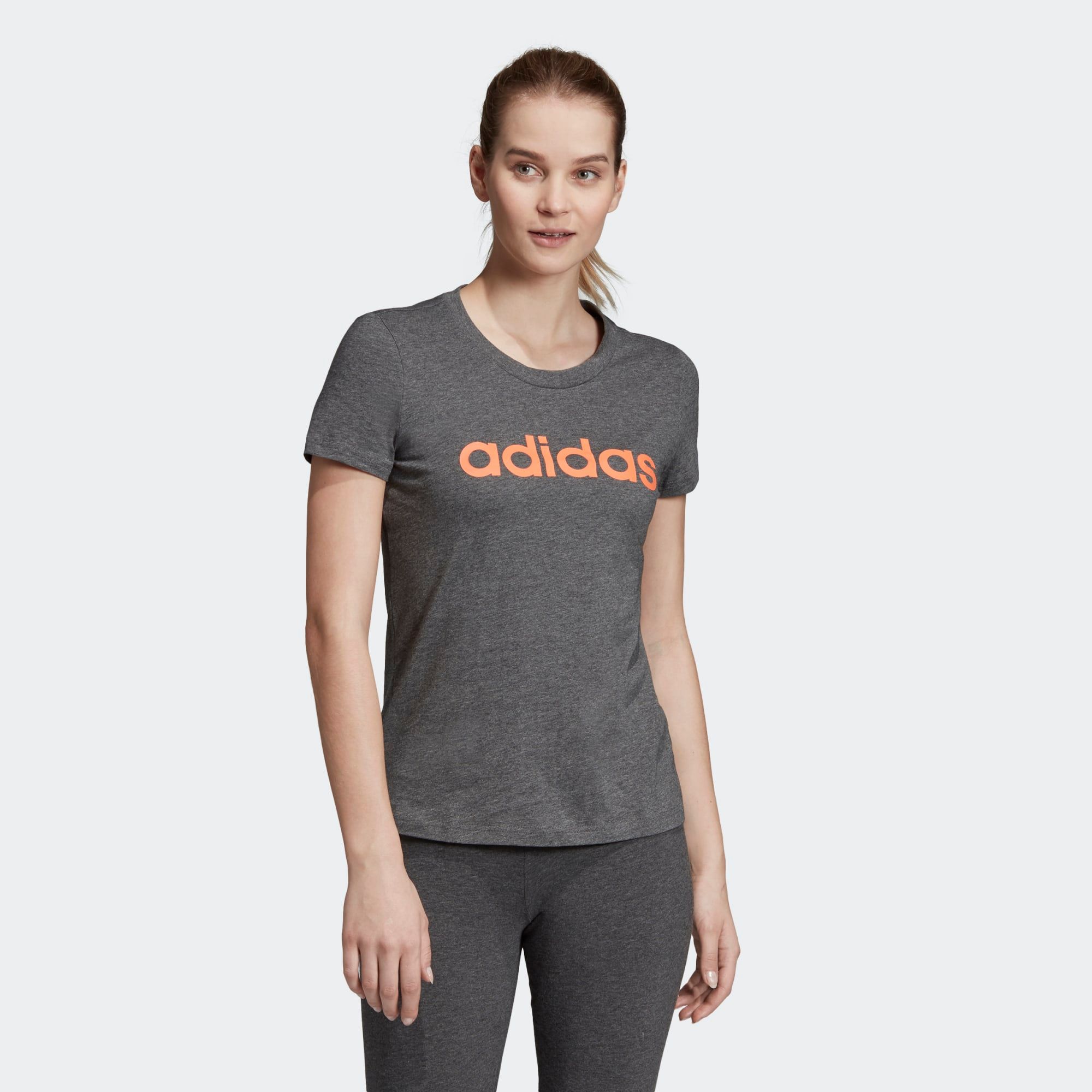 Áo Phông - Áo thun Thể Thao Nữ Adidas W E Lin Slim T EI0696