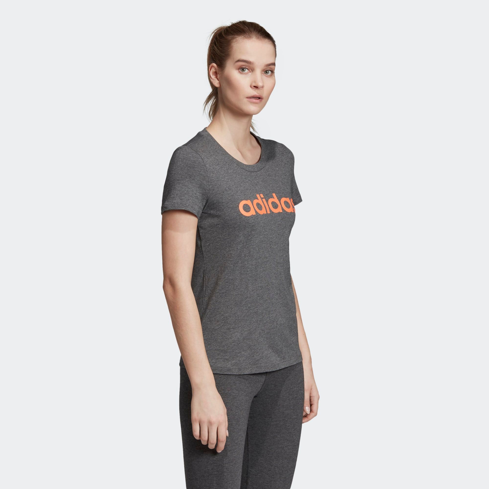 Áo Phông - Áo thun Thể Thao Nữ Adidas W E Lin Slim T EI0696