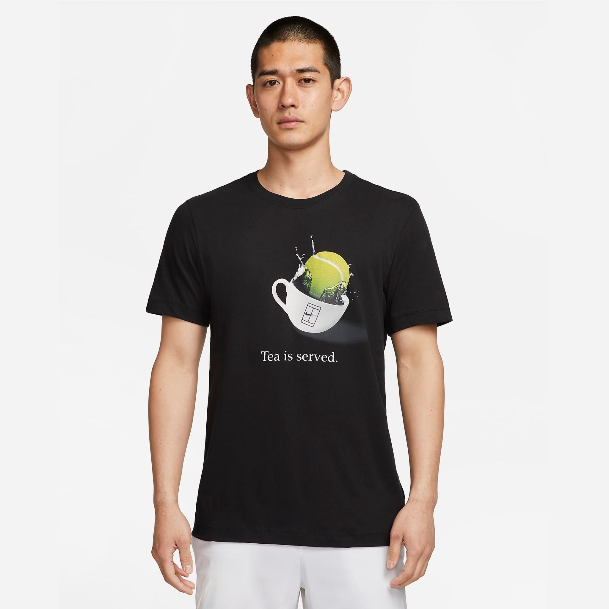 Áo Phông - Áo thun Tennis Nam NIKE As M Nkct Df Tee Wmbldn Lndn FD0031-010