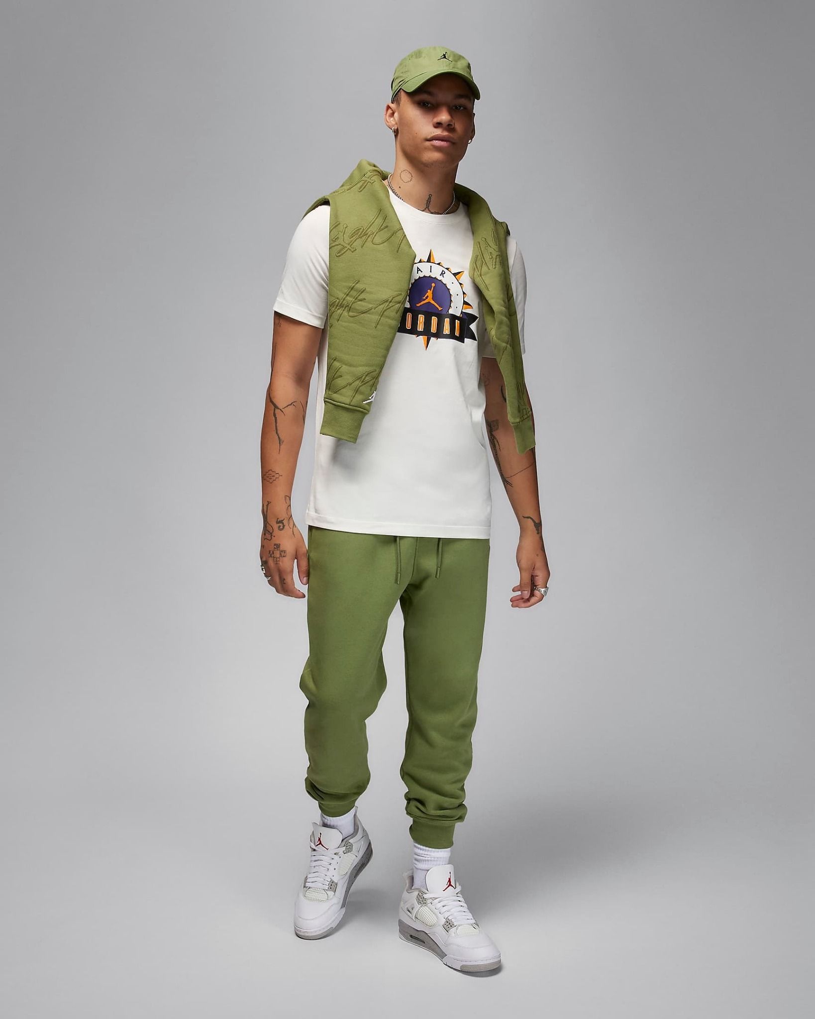 Áo Phông - Áo thun Thể Thao Nam NIKE M J Flt Mvp Ss Crew FD8227-133