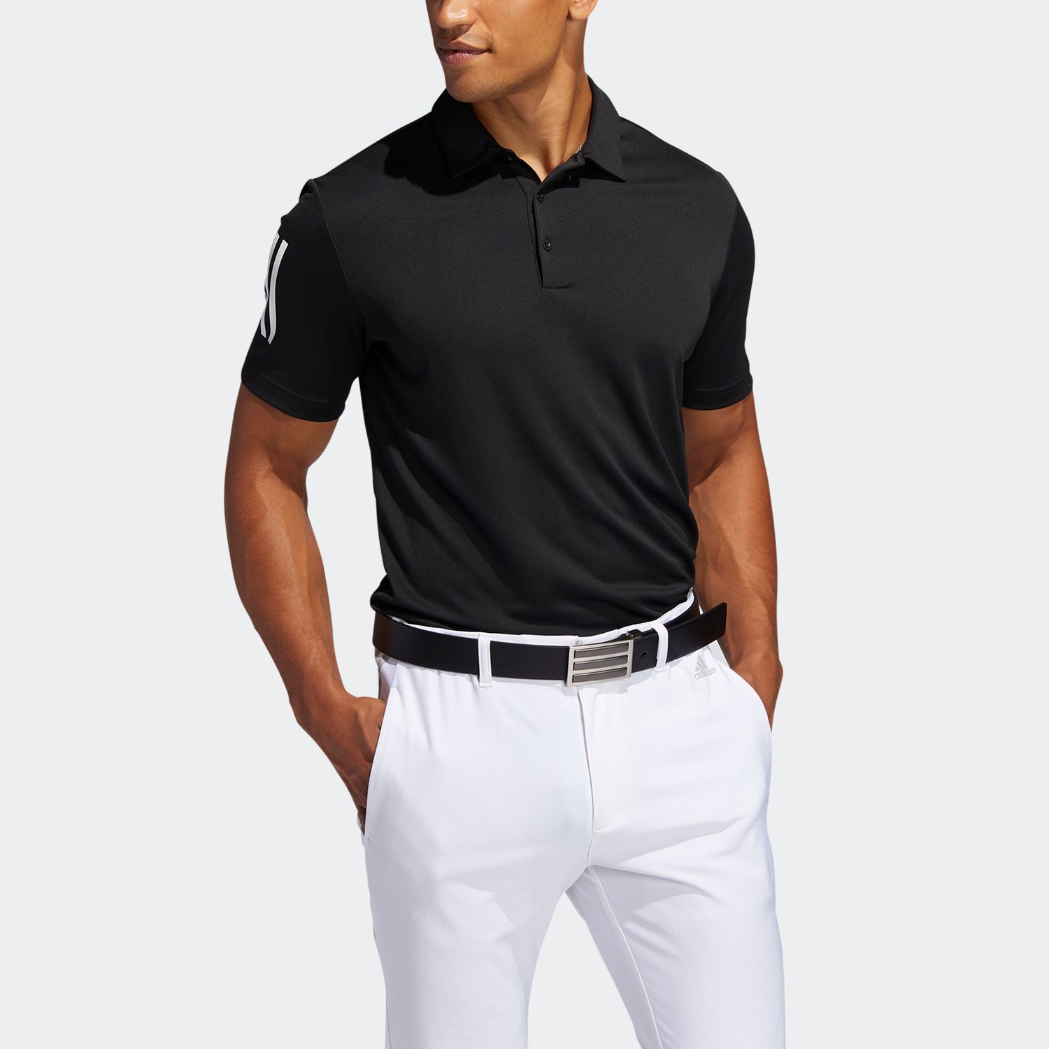 Áo Polo Golf Nam Adidas 3-Stripe Basic FJ9837