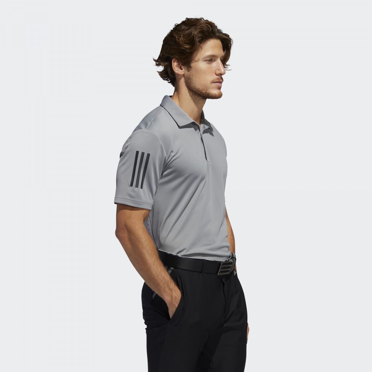 Áo Polo Golf Nam Adidas 3-Stripe Basic FJ9838