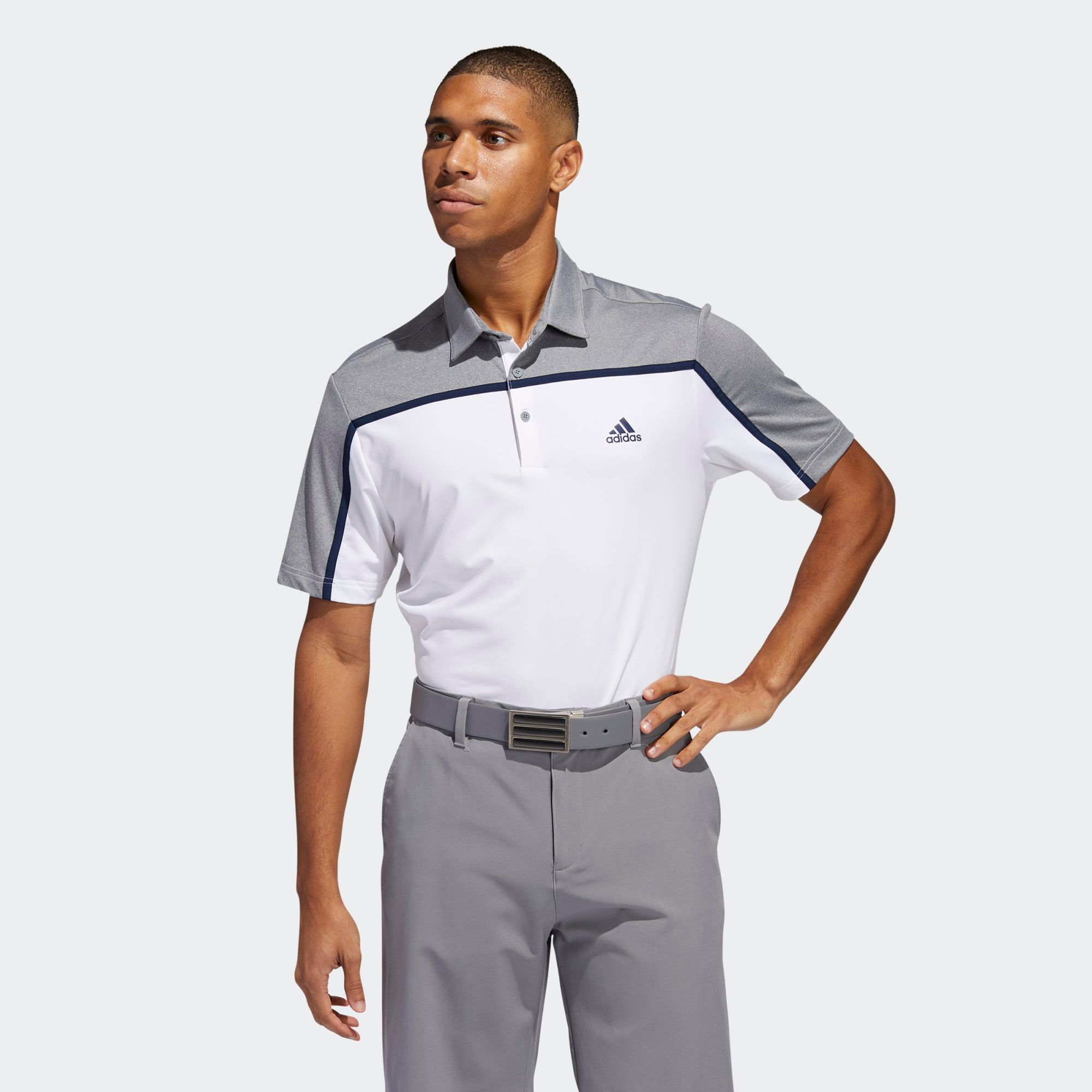 Áo Polo Golf Nam Adidas Ultimate 3Stripe FJ9948