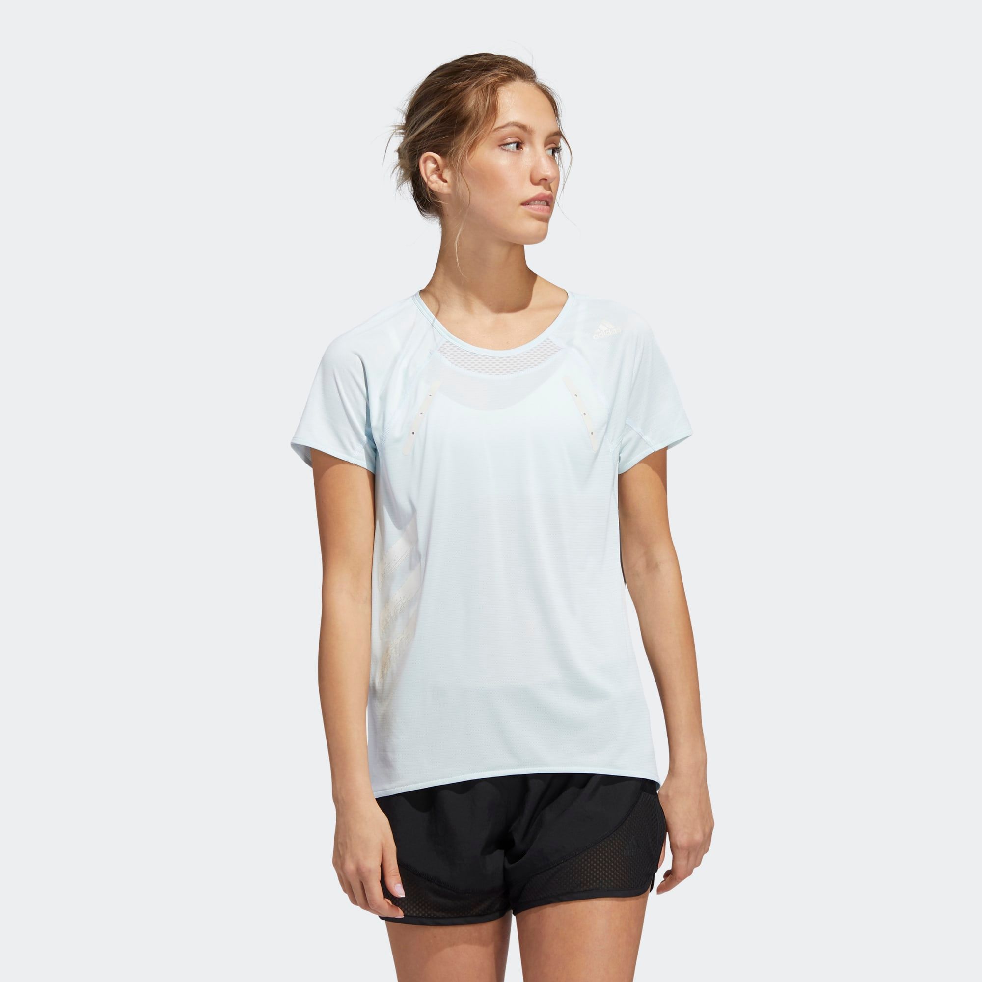 Áo Phông - Áo thun Chạy Nữ Adidas Heat.Rdy Tee W FK0736