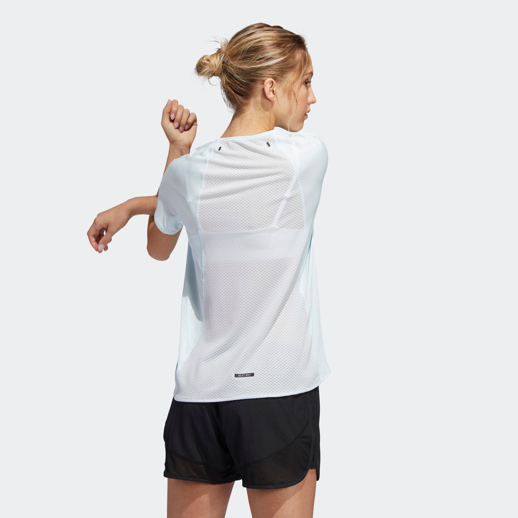 Áo Phông - Áo thun Chạy Nữ Adidas Heat.Rdy Tee W FK0736