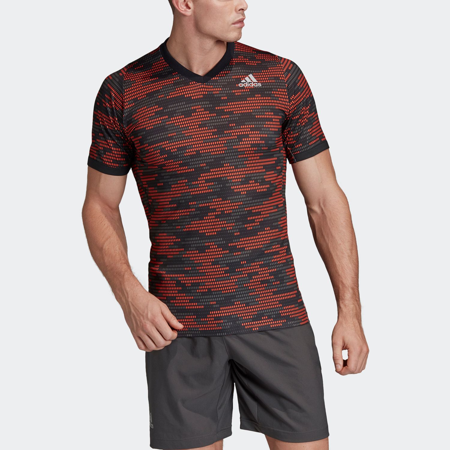 Áo Phông - Áo thun Tennis Nam Adidas Flft Tee Pblue FK0820