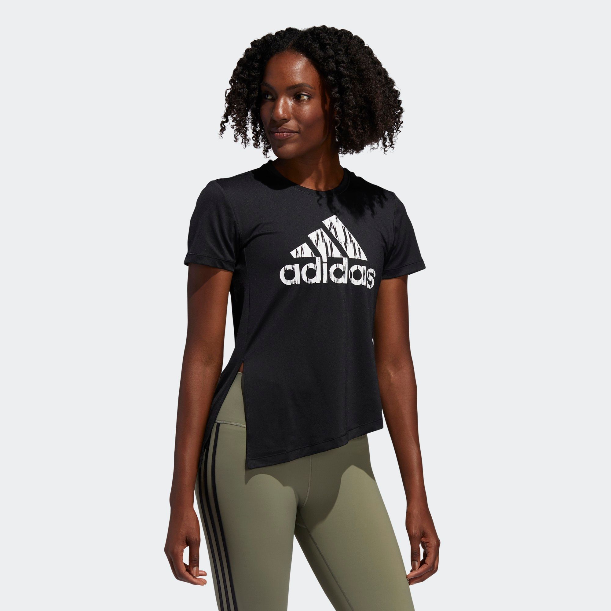 Áo Phông - Áo thun Tập Luyện Nữ Adidas Ikat Bos Tee FL2287