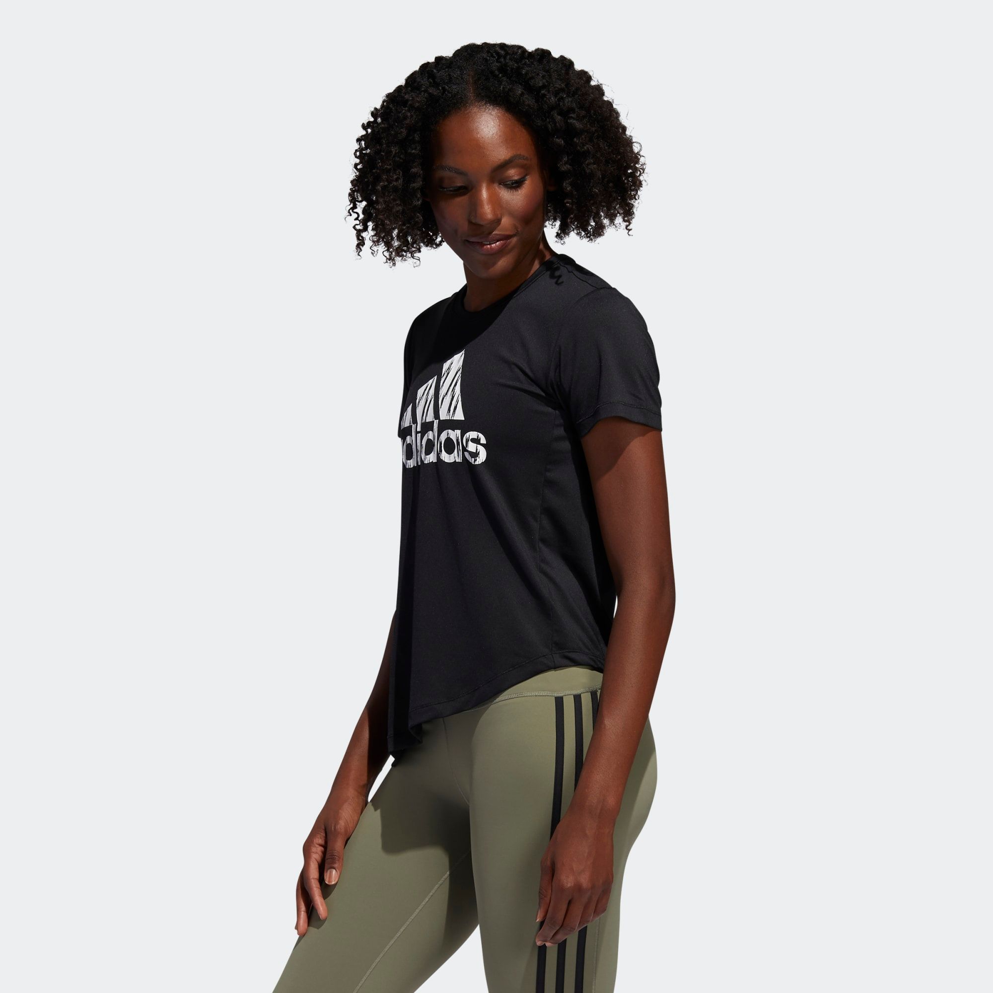 Áo Phông - Áo thun Tập Luyện Nữ Adidas Ikat Bos Tee FL2287