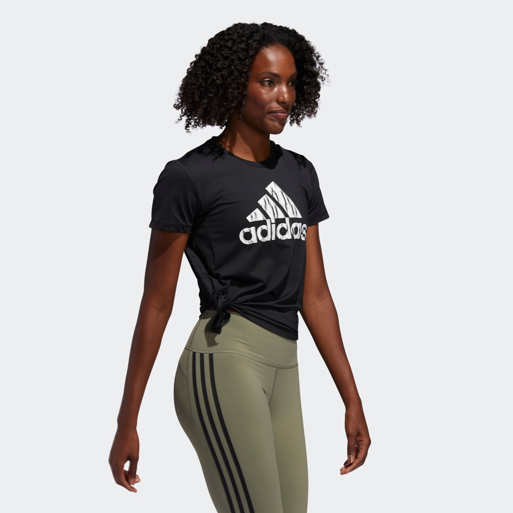 Áo Phông - Áo thun Tập Luyện Nữ Adidas Ikat Bos Tee FL2287