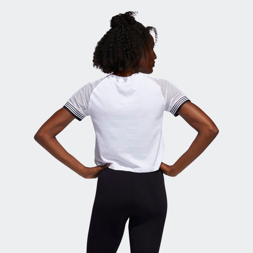 Áo Phông - Áo thun Tập Luyện Nữ Adidas 3S Ringer Tee FL2291