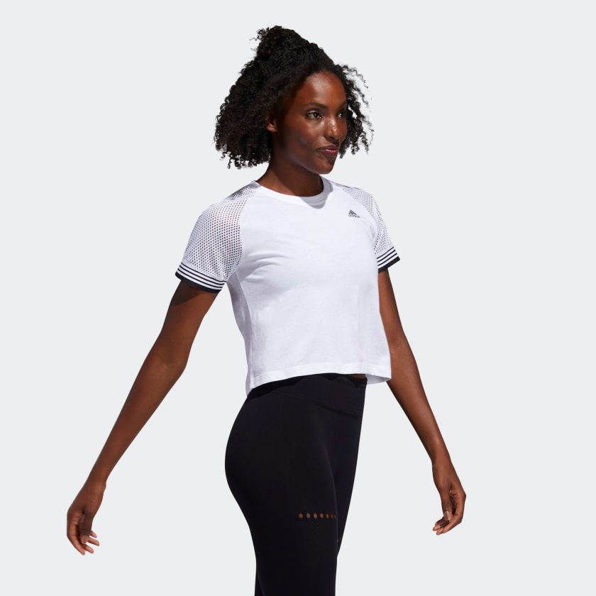 Áo Phông - Áo thun Tập Luyện Nữ Adidas 3S Ringer Tee FL2291