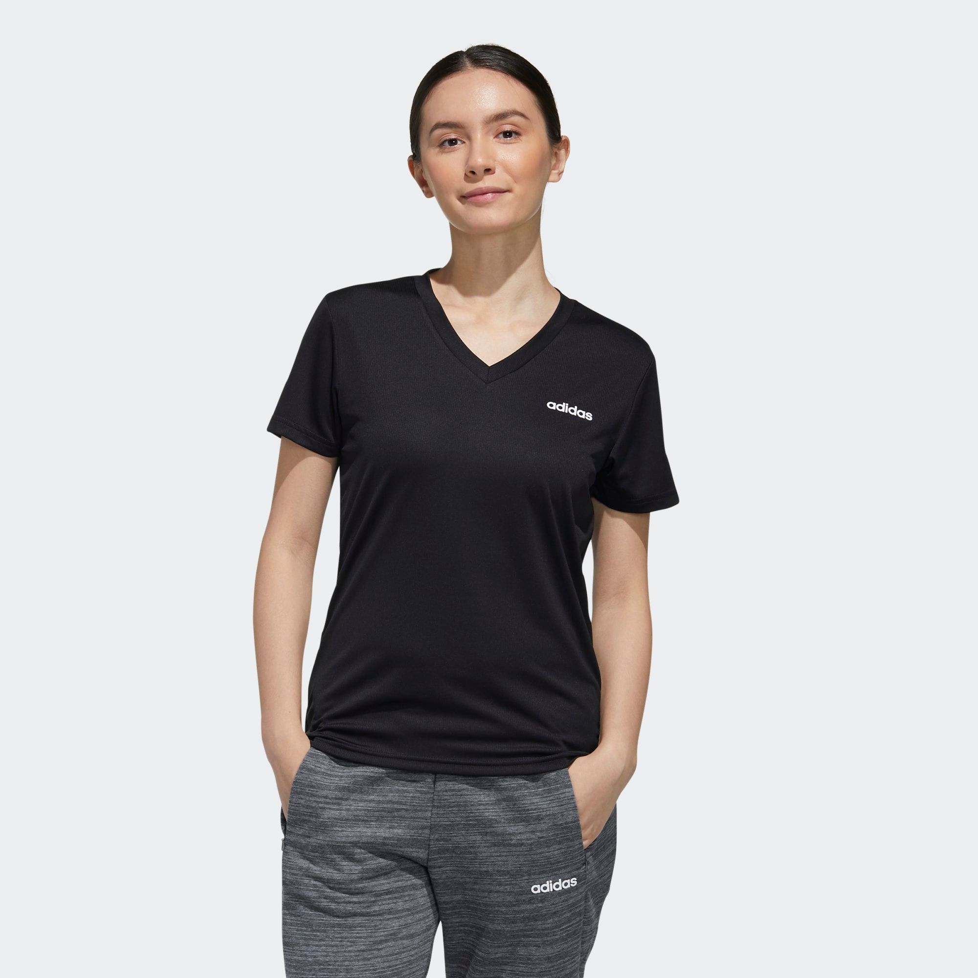 Áo Phông - Áo thun Tập Luyện Nữ Adidas W D2M Solid T FL3625