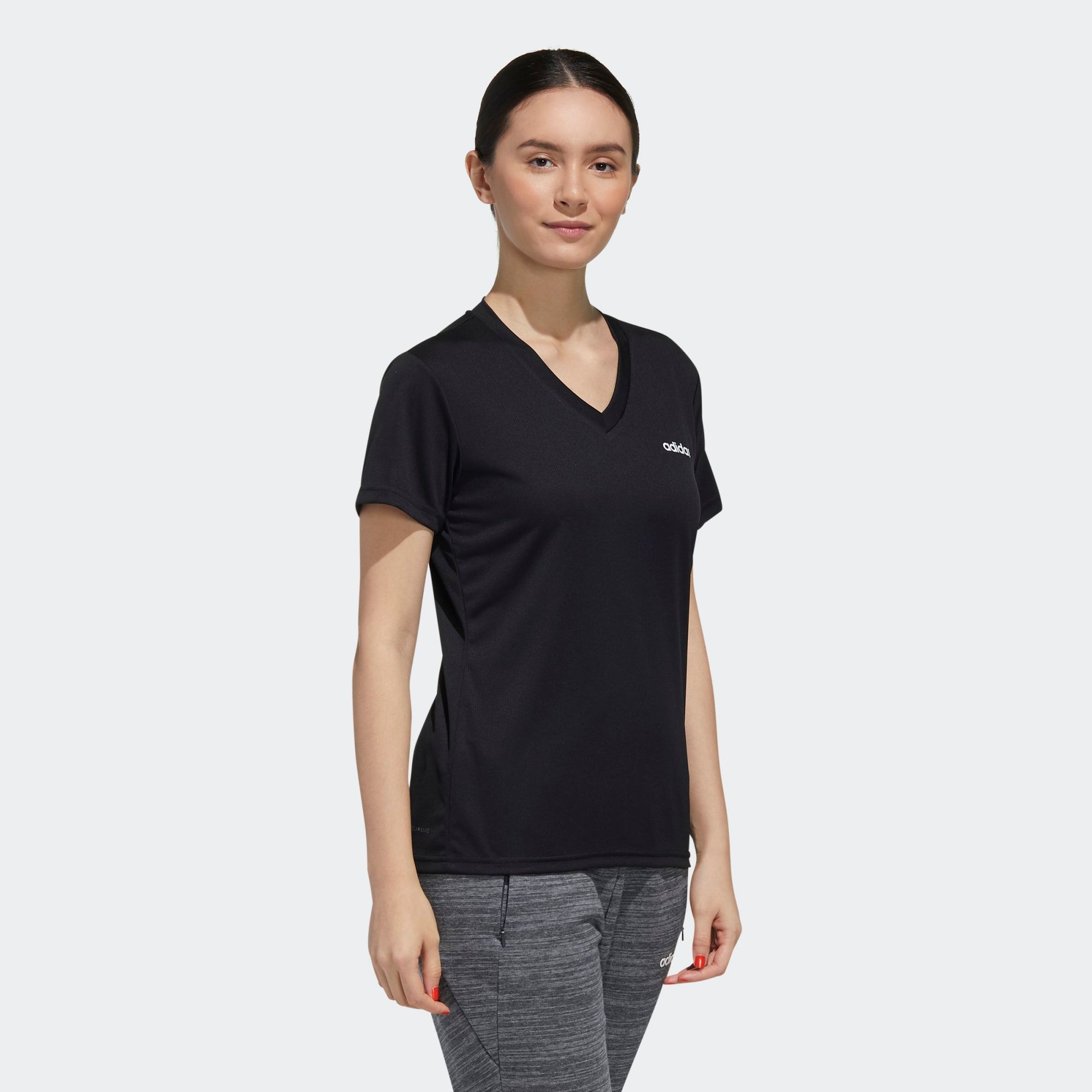 Áo Phông - Áo thun Tập Luyện Nữ Adidas W D2M Solid T FL3625