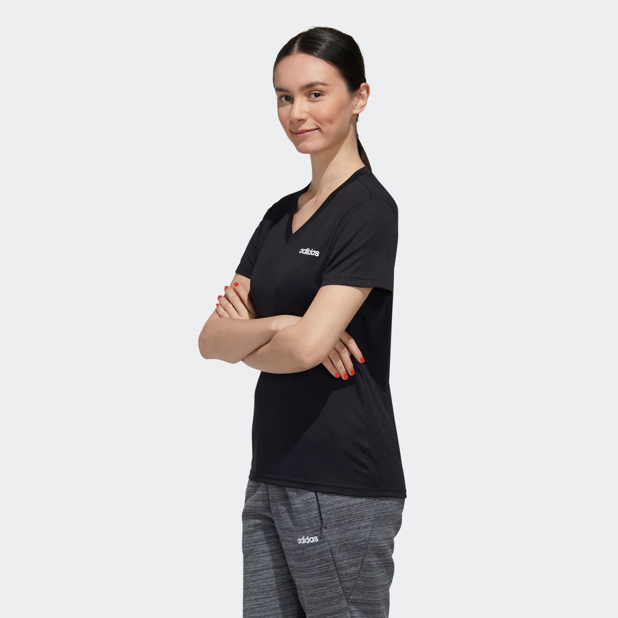 Áo Phông - Áo thun Tập Luyện Nữ Adidas W D2M Solid T FL3625