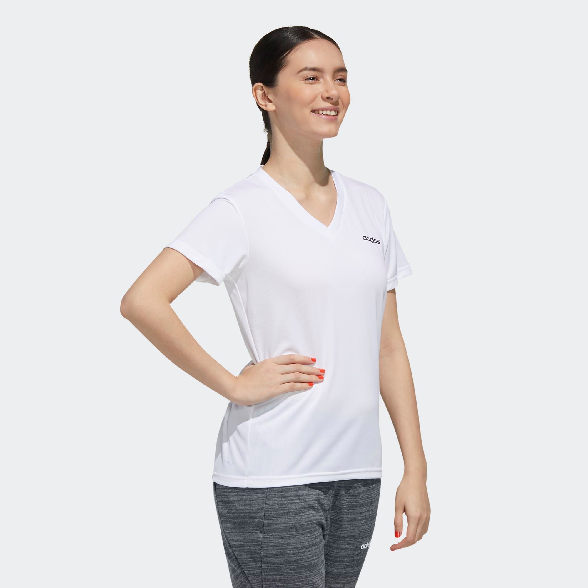 Áo Phông - Áo thun Tập Luyện Nữ Adidas W D2M Solid T FL3626