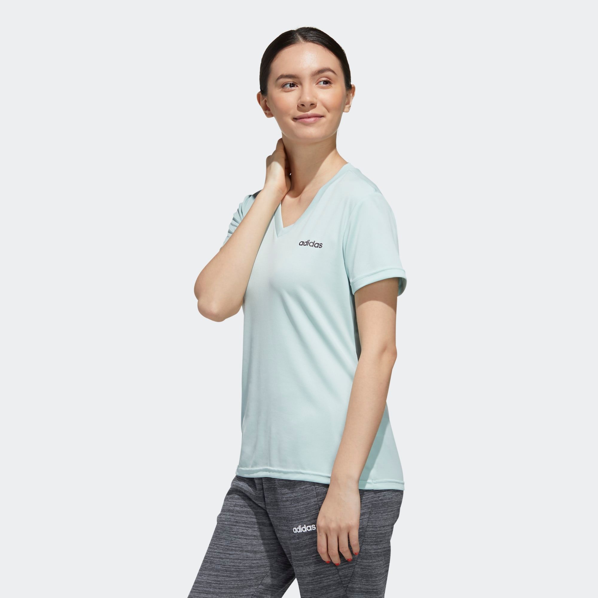 Áo Phông - Áo thun Tập Luyện Nữ Adidas W D2M Solid T FL3628