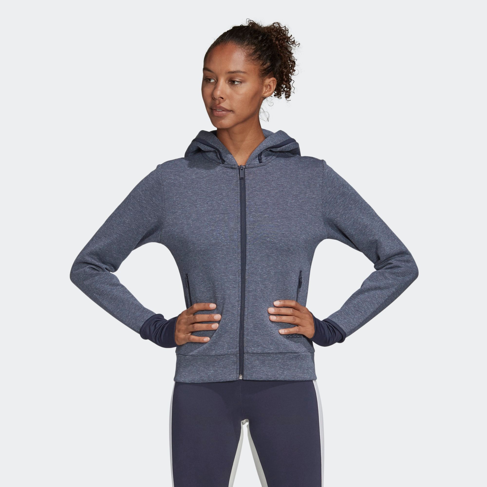 Áo Khoác Thể Thao Nữ Adidas W Ver Fz Hd FL4213
