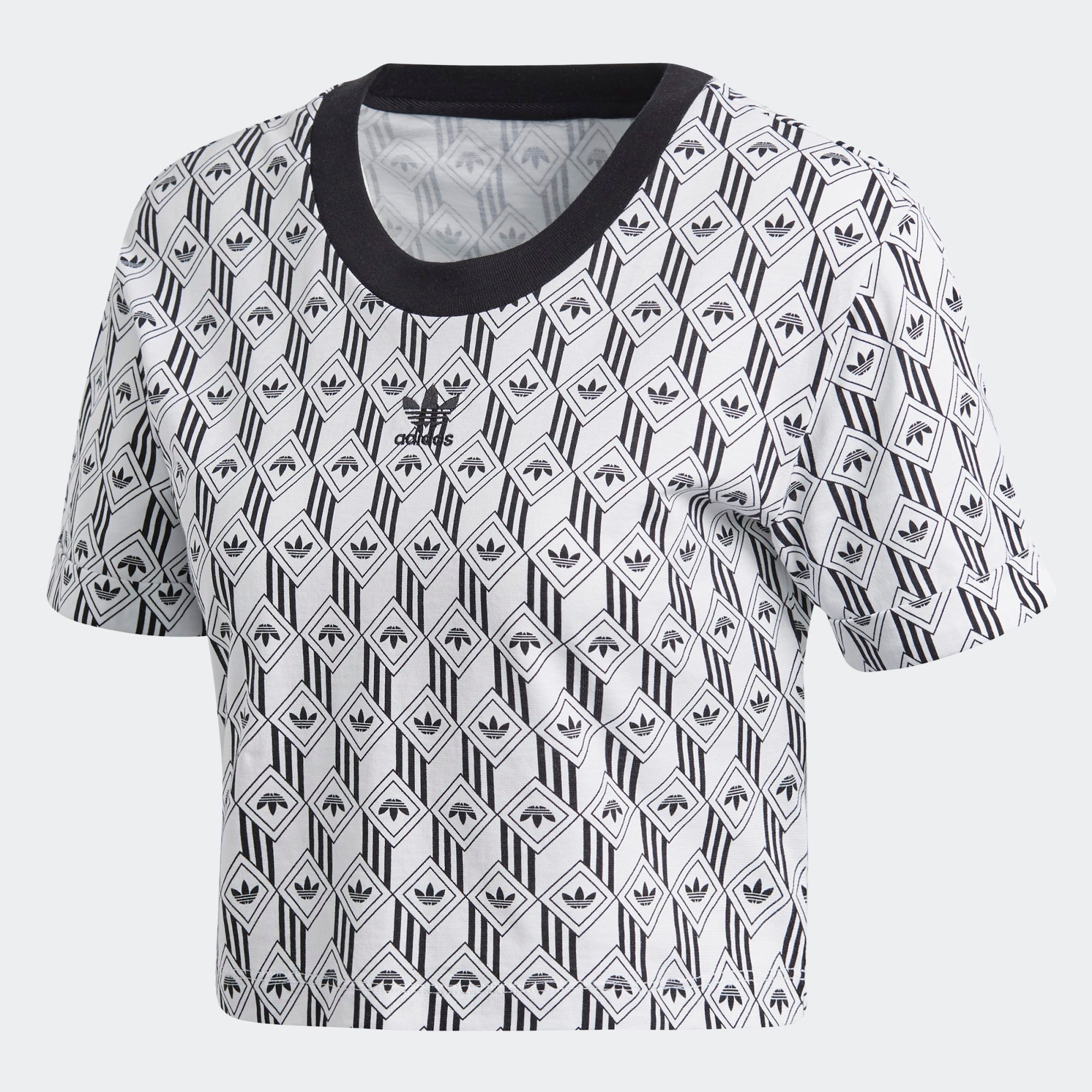 Áo Phông - Áo thun Originals Nữ Adidas Cropped T-Shirt FM1065