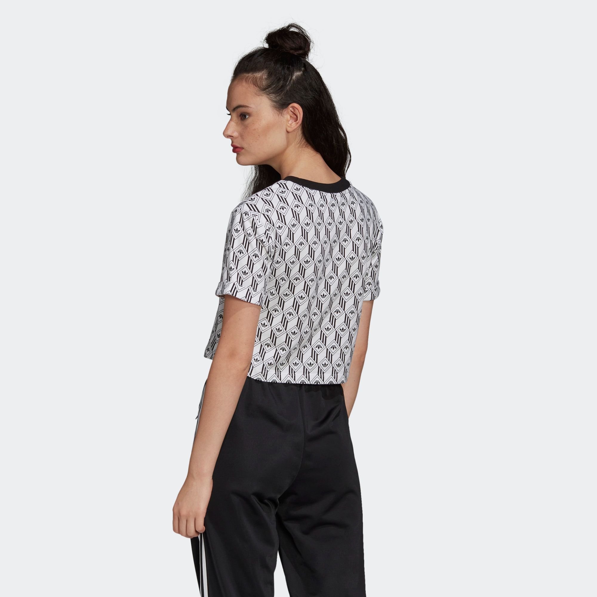 Áo Phông - Áo thun Originals Nữ Adidas Cropped T-Shirt FM1065