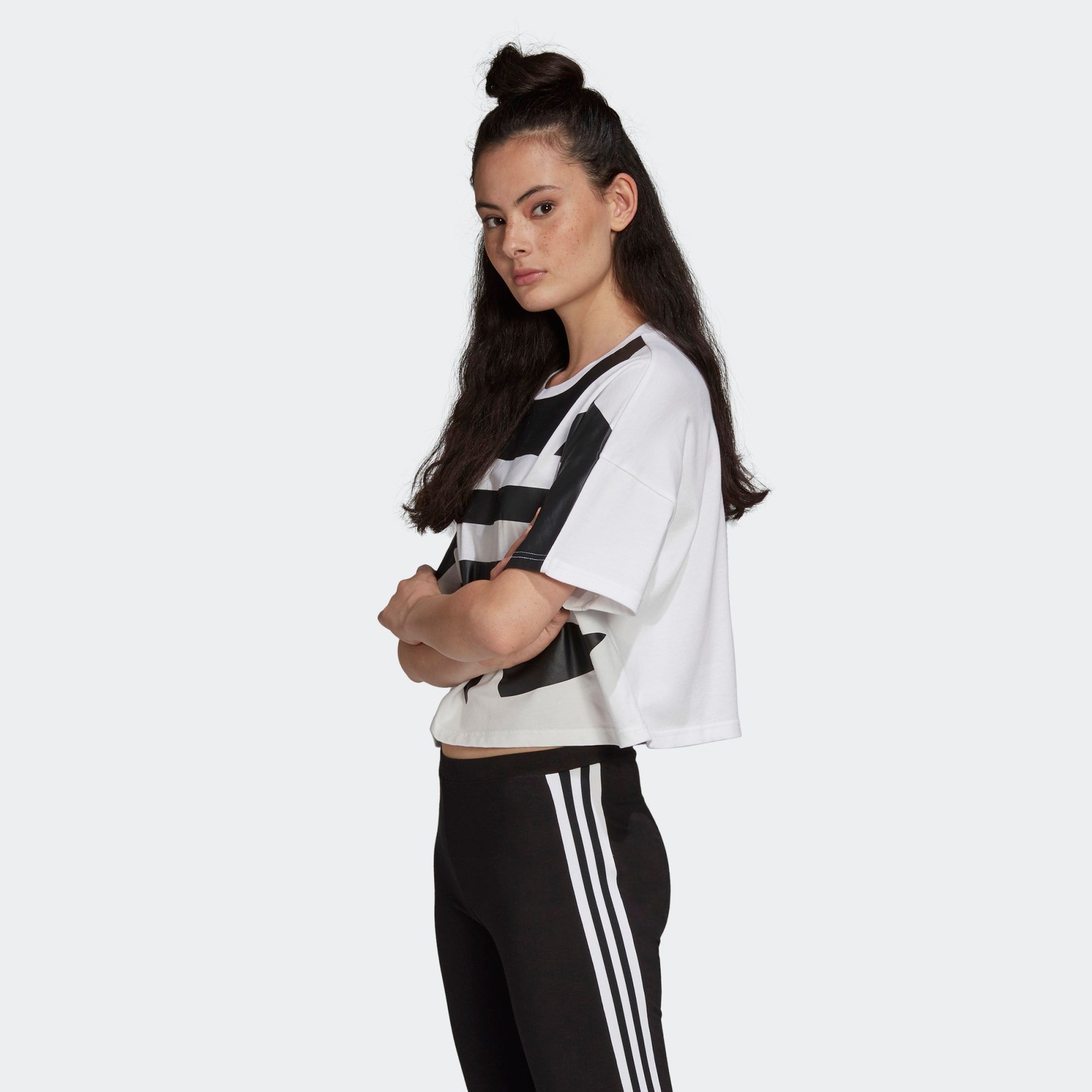 Áo Phông - Áo thun Originals Nữ Adidas Lrg Logo Tee FM2564