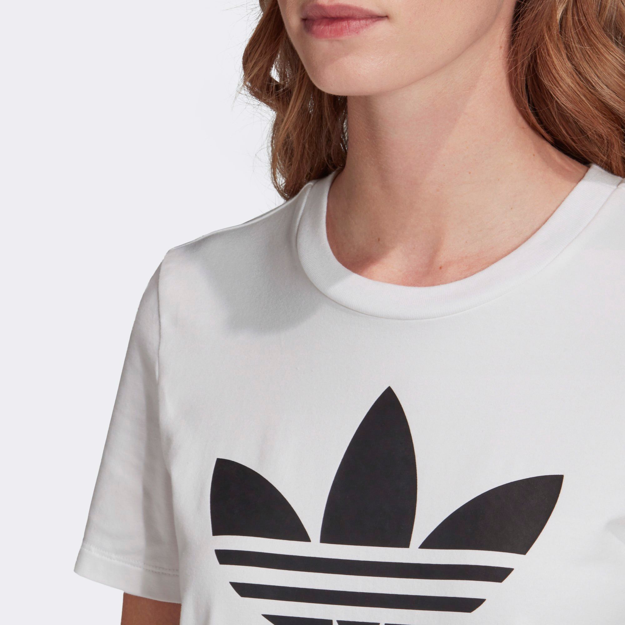 Áo Phông - Áo thun Originals Nữ Adidas Trefoil Tee FM3306