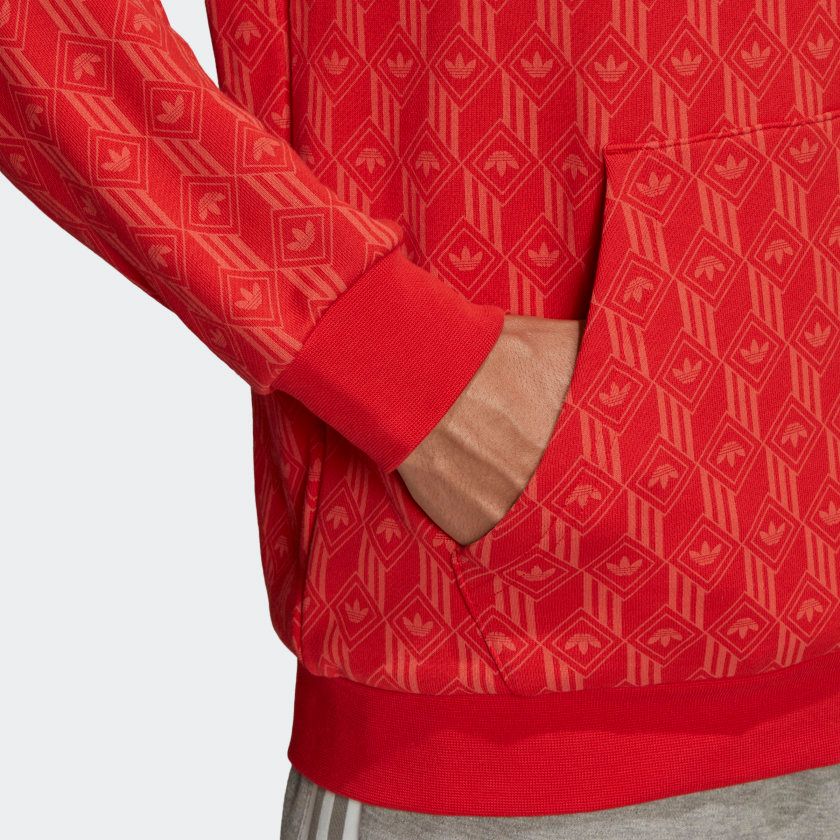 Áo Khoác Originals Nam Adidas Mono Aop Hoodie FM3407