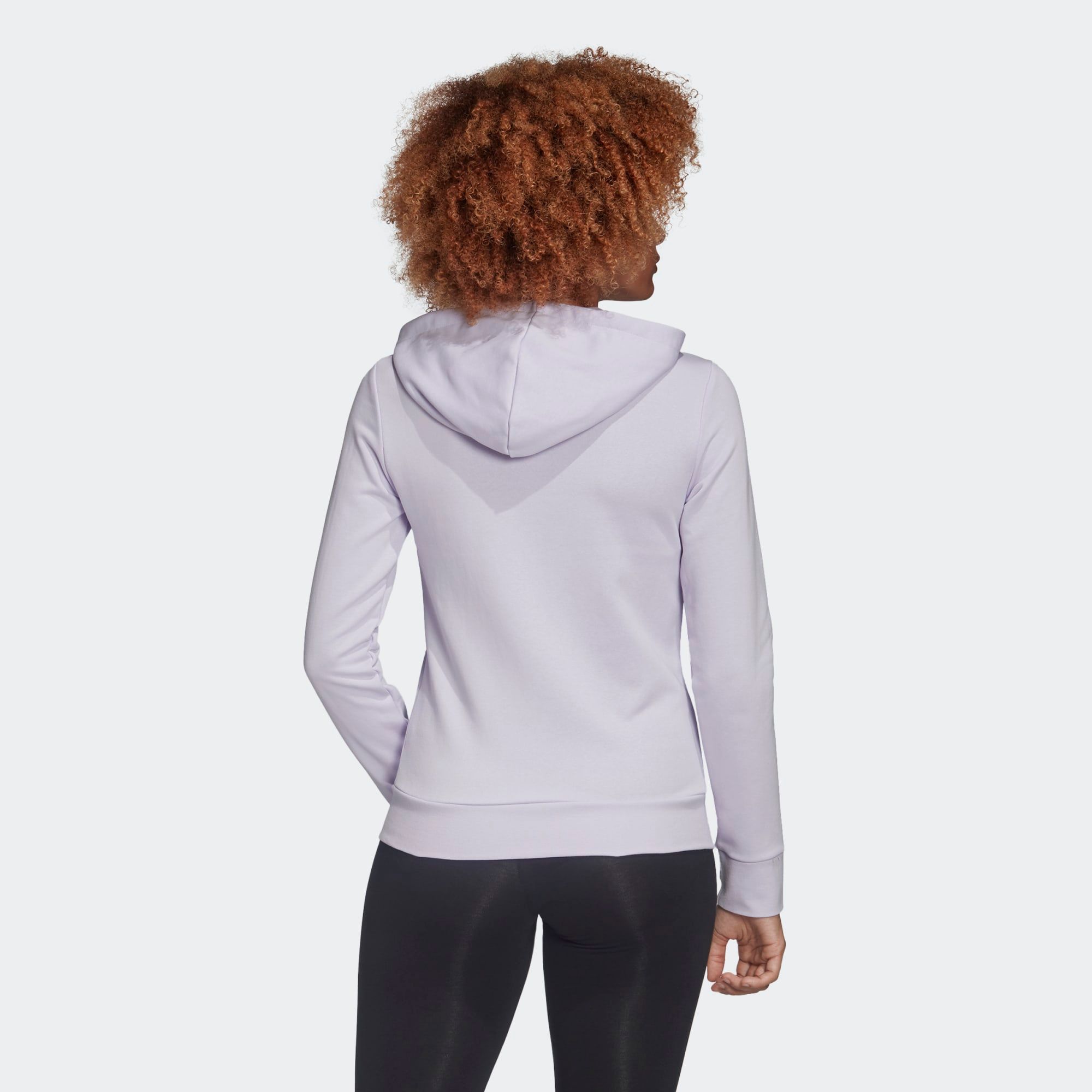 Áo Khoác Thể Thao Nữ Adidas W E Lin Fz Hd FM6482