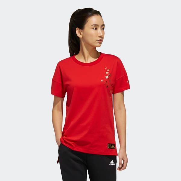 Áo Phông - Áo thun Thể Thao Nữ Adidas Cny Ss Tee FM9270