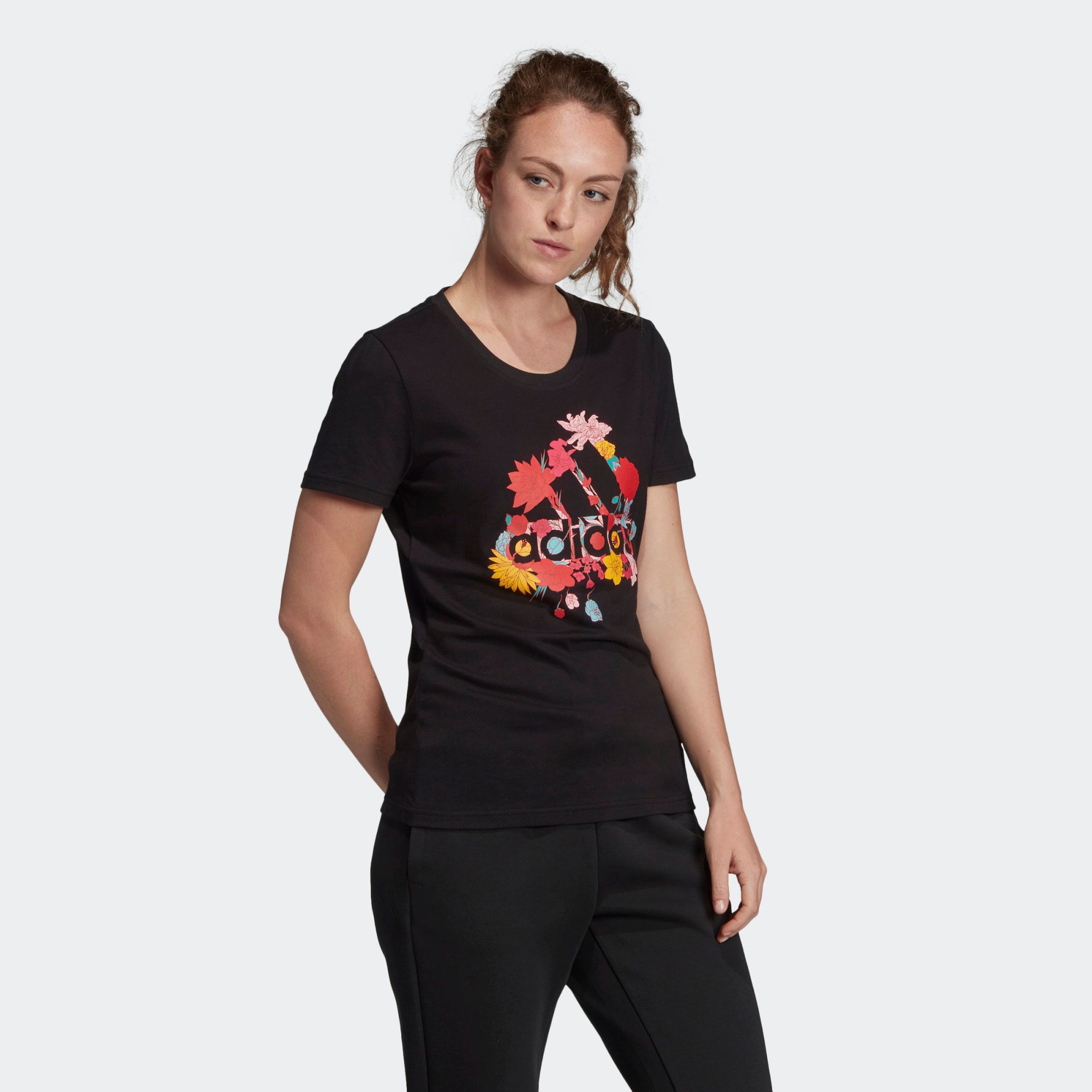 Áo Phông - Áo thun Thể Thao Nữ Adidas Tropical Gfx FM9453