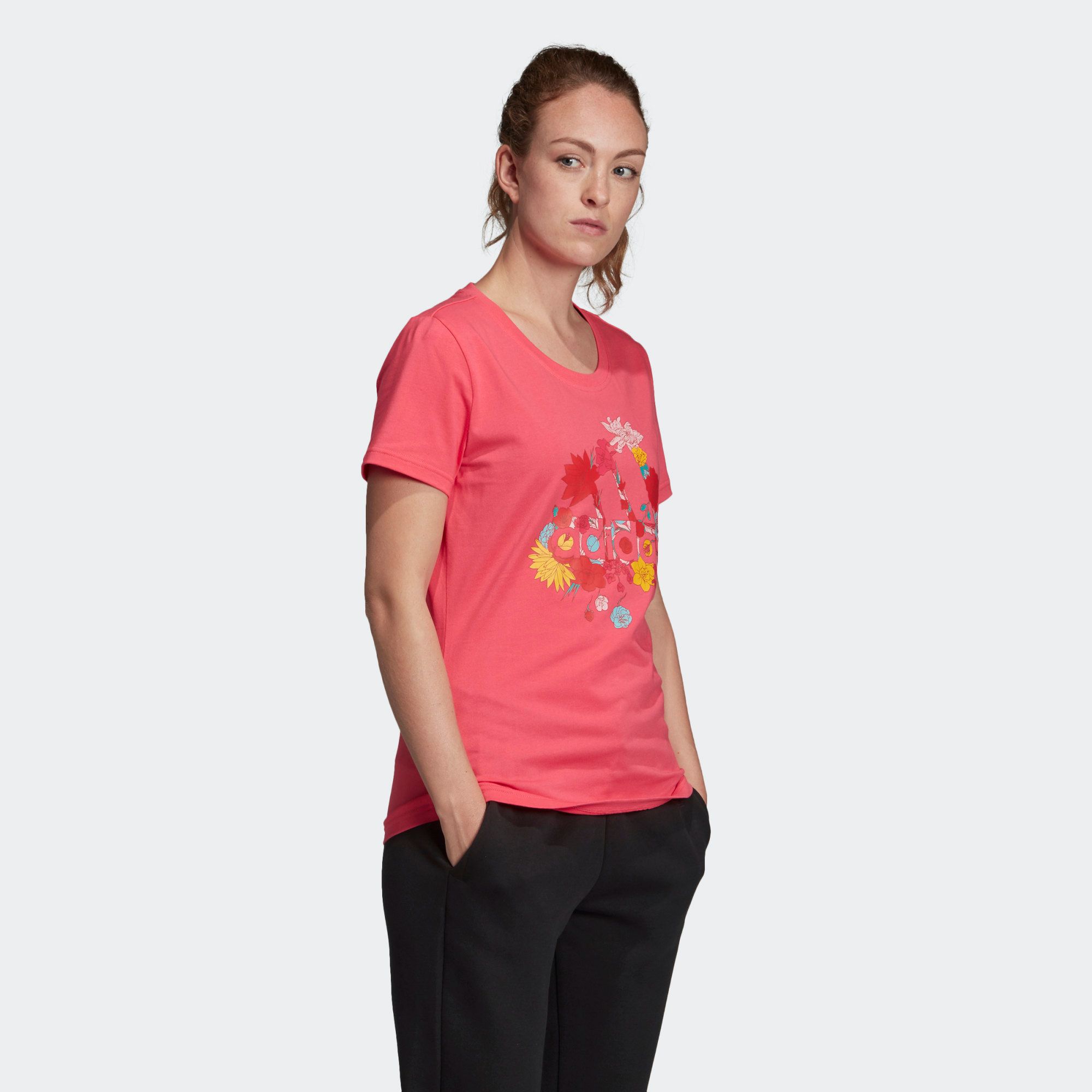 Áo Phông - Áo thun Thể Thao Nữ Adidas Tropical Gfx FM9454