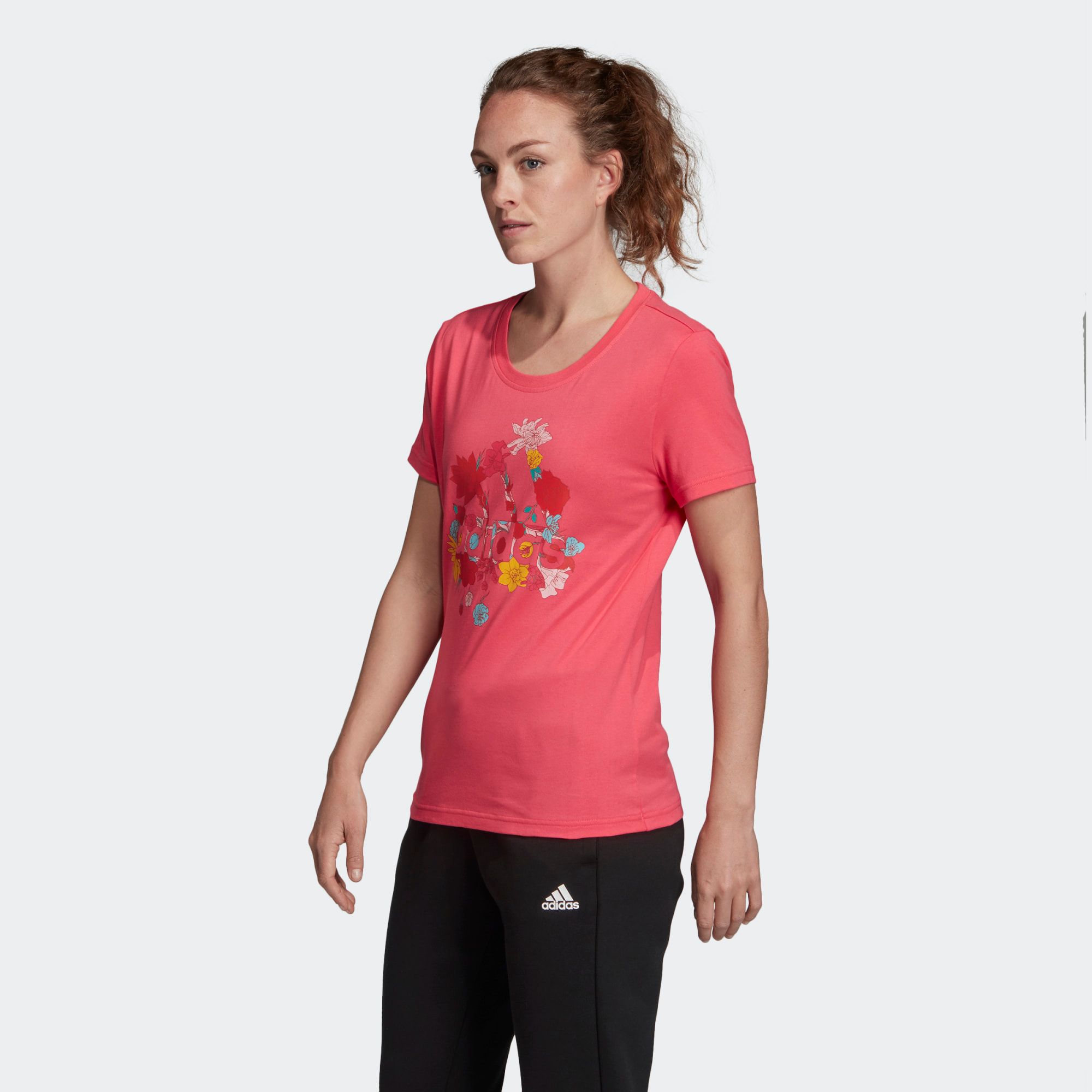Áo Phông - Áo thun Thể Thao Nữ Adidas Tropical Gfx FM9454