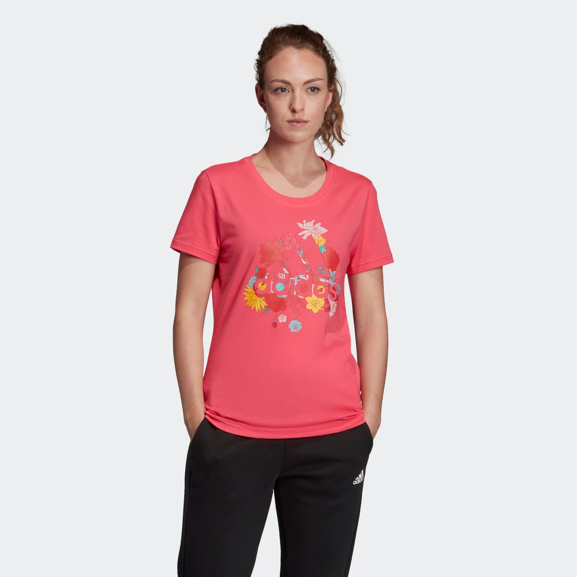 Áo Phông - Áo thun Thể Thao Nữ Adidas Tropical Gfx FM9454