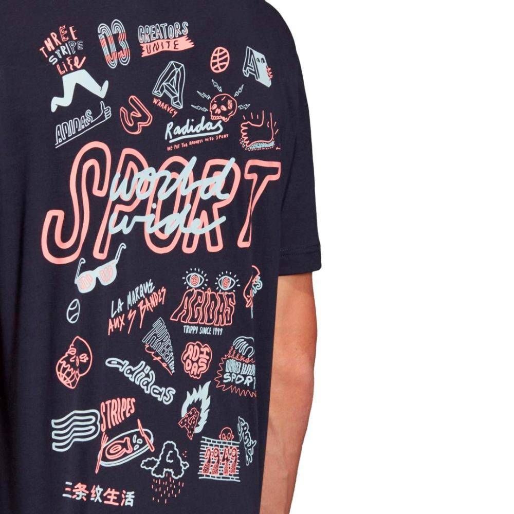 Áo Phông - Áo thun Thể Thao Nam Adidas Doodle 360 FN1732