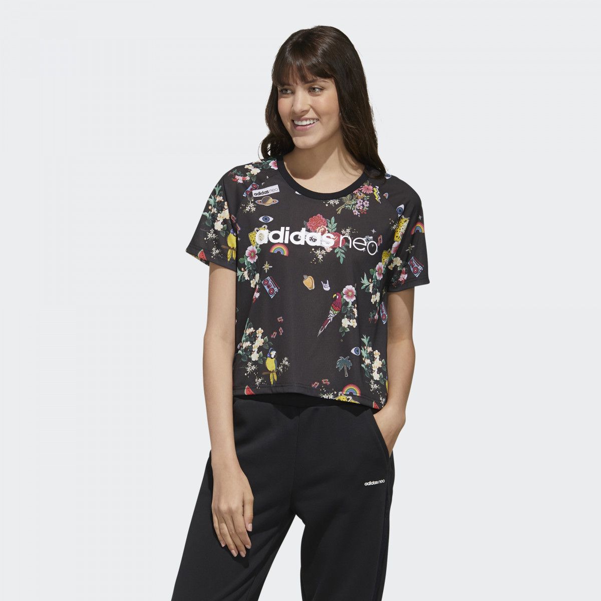 Áo Phông - Áo thun Thể Thao Nữ Adidas W Farm Crpd Tee FN6486