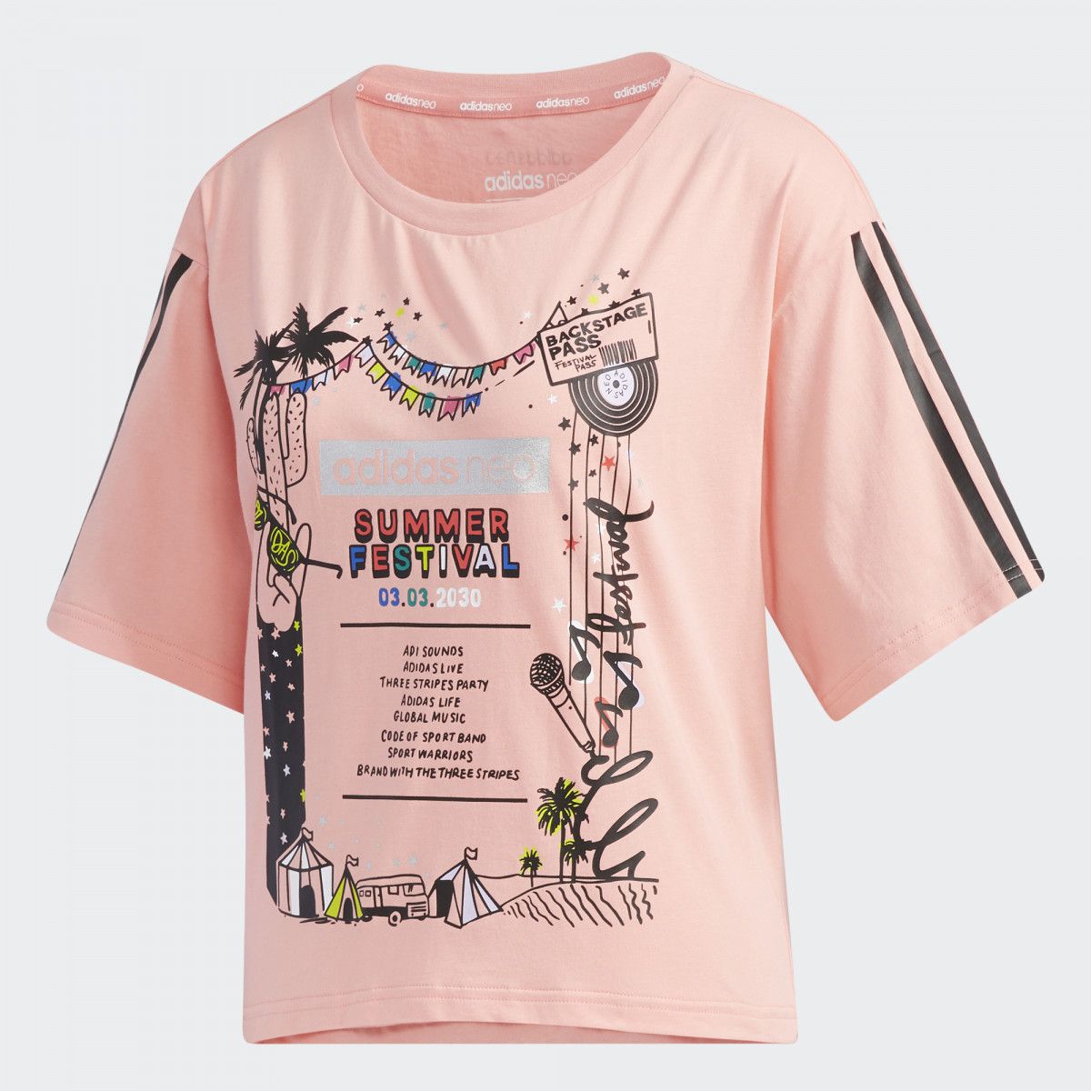 Áo Phông - Áo thun Thể Thao Nữ Adidas W Faves Tshirt FP7294