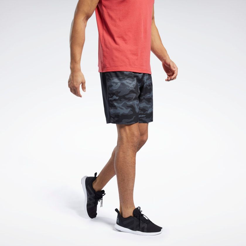 Quần Đùi Tập Luyện Nam Reebok Wor Comm Printed Short FP9085