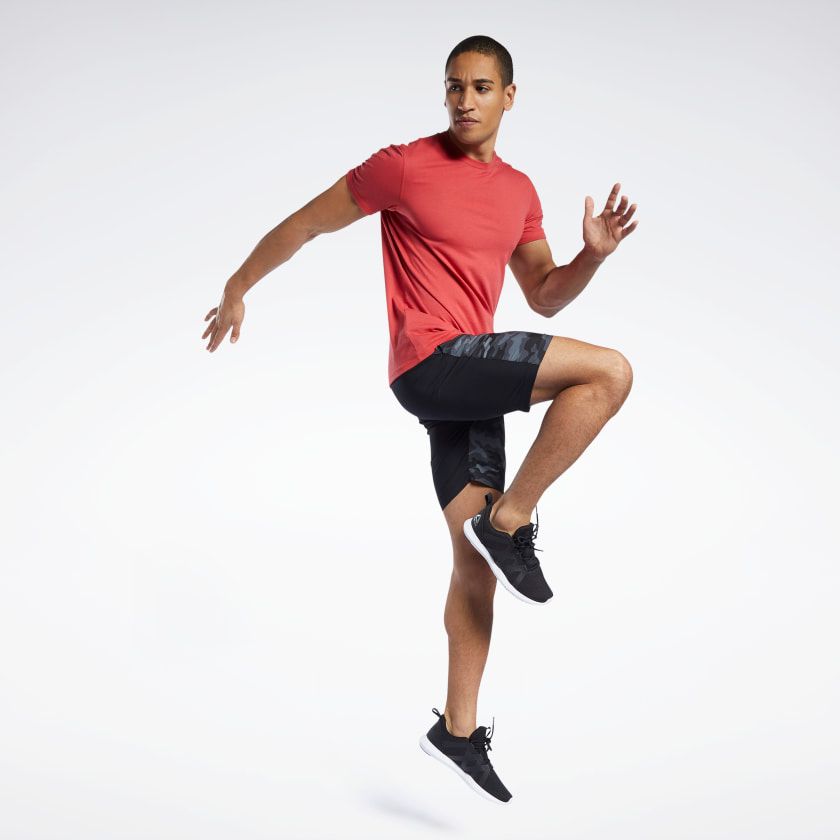 Quần Đùi Tập Luyện Nam Reebok Wor Comm Printed Short FP9085