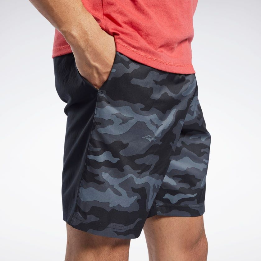 Quần Đùi Tập Luyện Nam Reebok Wor Comm Printed Short FP9085